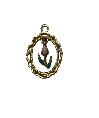 Hanging Rose Charm