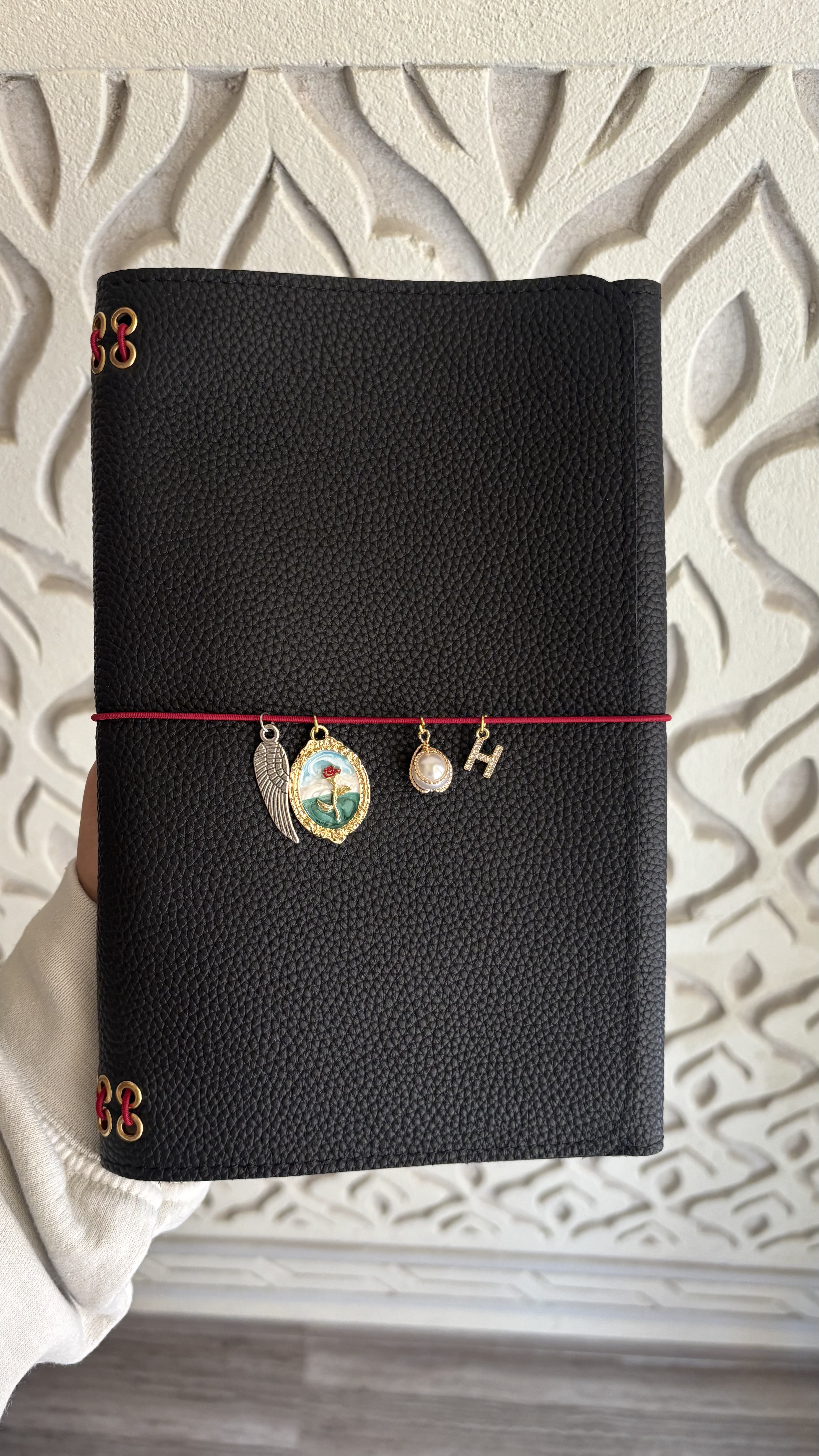 Black Togo Leather